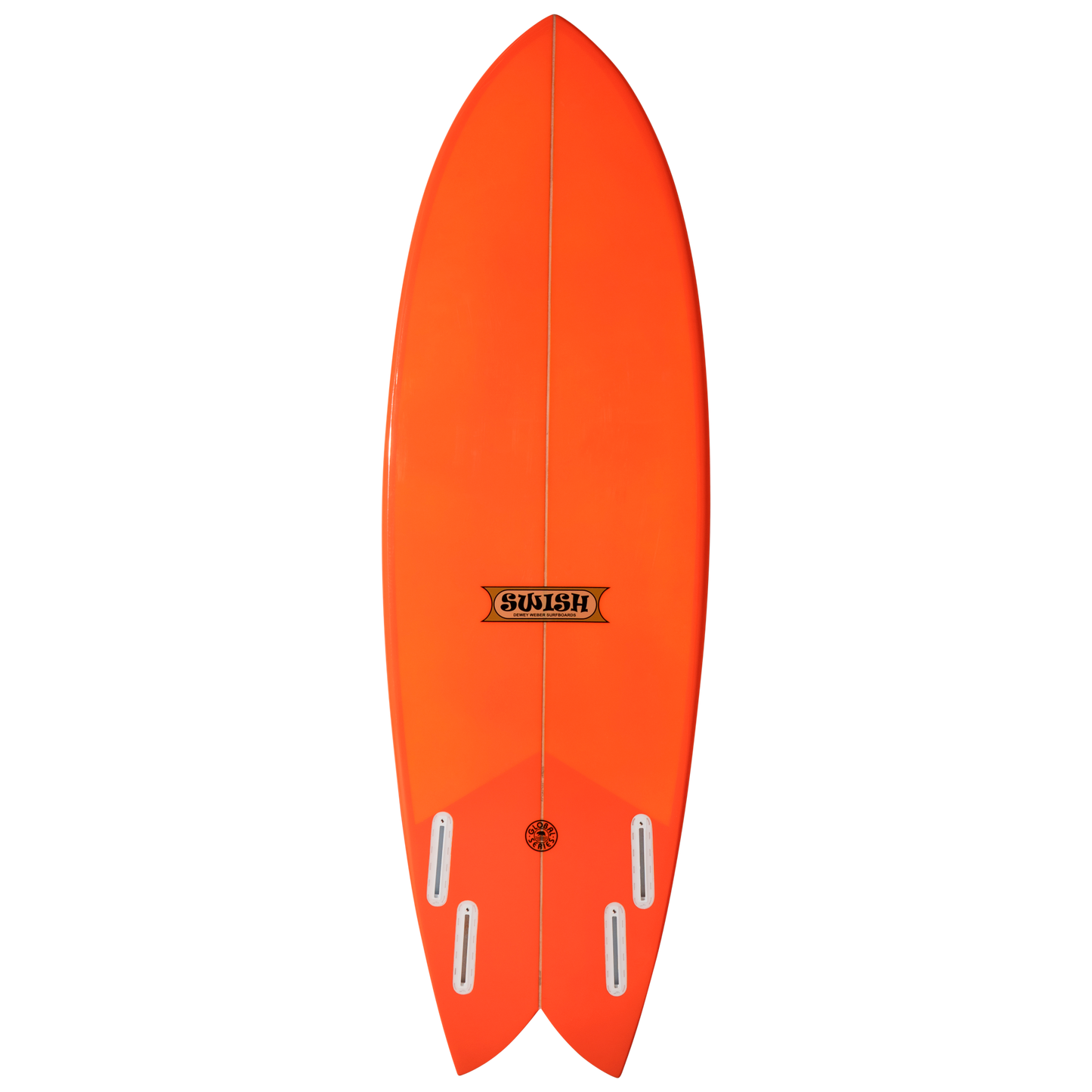 Swish 5'6'' - Twin or Quad Fin - Red Polished