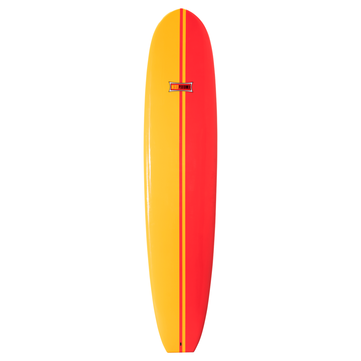 Weber Performer 9'4'- Single Fin - Orange/Red Polished