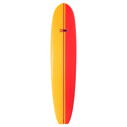 Weber Performer 9'4'- Single Fin - Orange/Red Polished