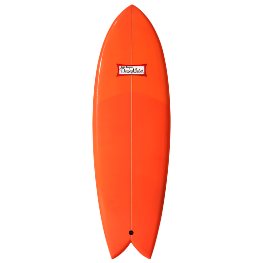 Swish 5'6'' - Twin or Quad Fin - Red Polished