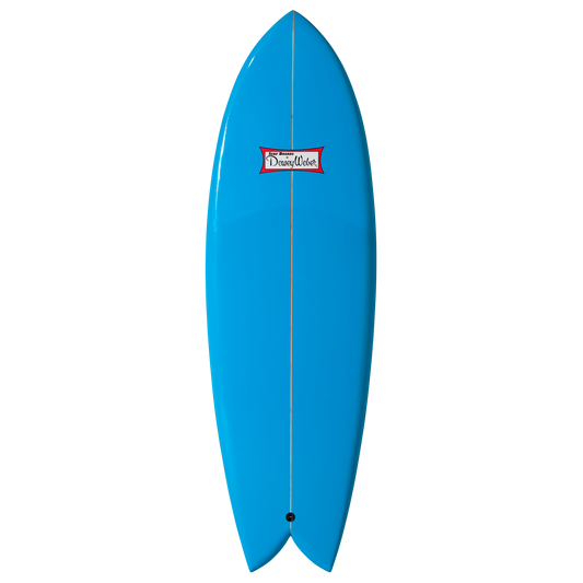 Swish 5'9'' - Twin or Quad Fin - Blue Polished