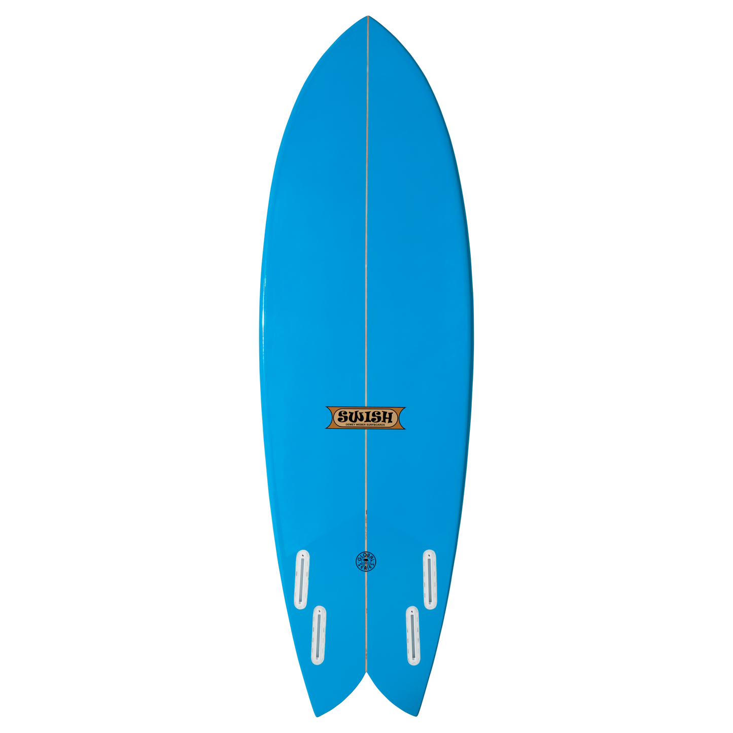 Swish 5'9'' - Twin or Quad Fin - Blue Polished