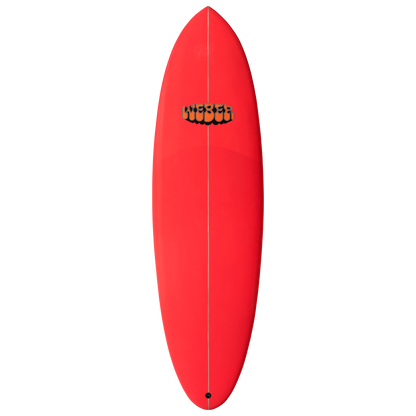 Easy Rider 6'6'' - 5 Fin - Red Matte